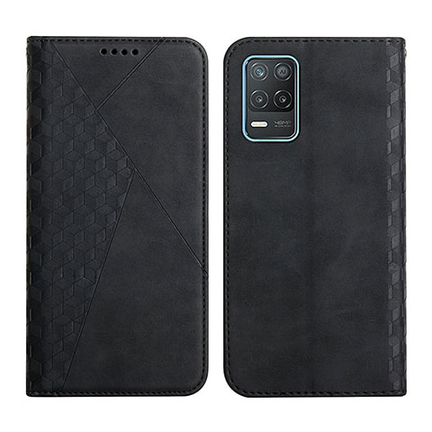 Funda de Cuero Cartera con Soporte Carcasa Y02X para Realme 8 5G Negro