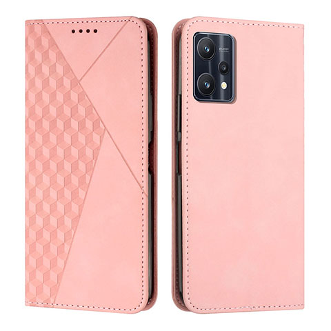 Funda de Cuero Cartera con Soporte Carcasa Y02X para Realme 9 5G Oro Rosa