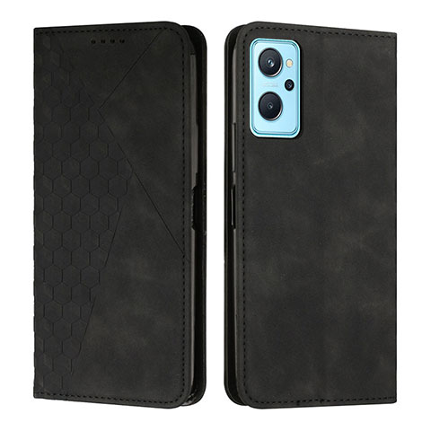 Funda de Cuero Cartera con Soporte Carcasa Y02X para Realme 9i 5G Negro