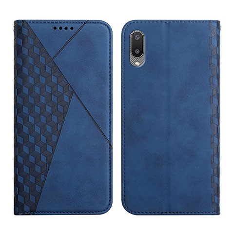 Funda de Cuero Cartera con Soporte Carcasa Y02X para Samsung Galaxy A02 Azul