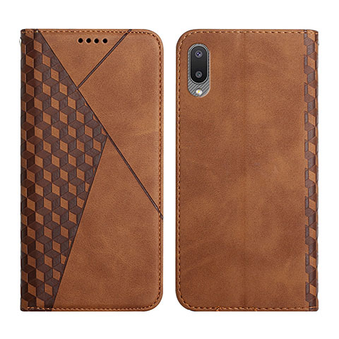 Funda de Cuero Cartera con Soporte Carcasa Y02X para Samsung Galaxy A02 Marron