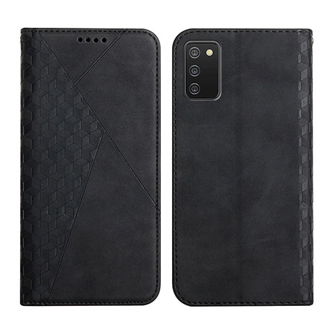 Funda de Cuero Cartera con Soporte Carcasa Y02X para Samsung Galaxy A02s Negro