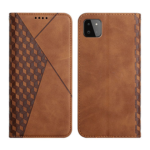 Funda de Cuero Cartera con Soporte Carcasa Y02X para Samsung Galaxy A22 5G Marron