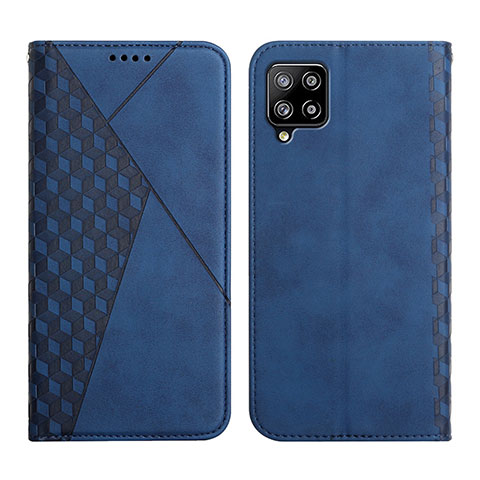 Funda de Cuero Cartera con Soporte Carcasa Y02X para Samsung Galaxy A42 5G Azul