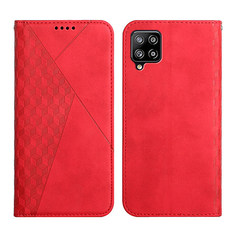 Funda de Cuero Cartera con Soporte Carcasa Y02X para Samsung Galaxy A42 5G Rojo