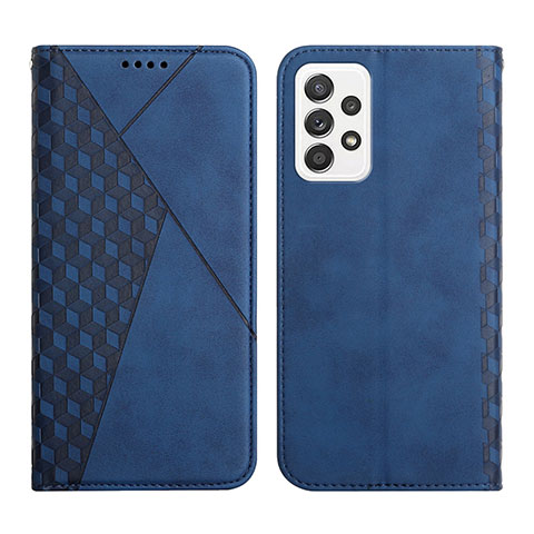 Funda de Cuero Cartera con Soporte Carcasa Y02X para Samsung Galaxy A52 4G Azul