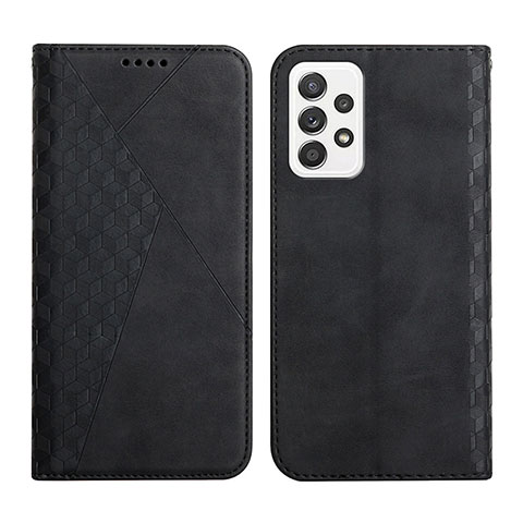 Funda de Cuero Cartera con Soporte Carcasa Y02X para Samsung Galaxy A52 5G Negro