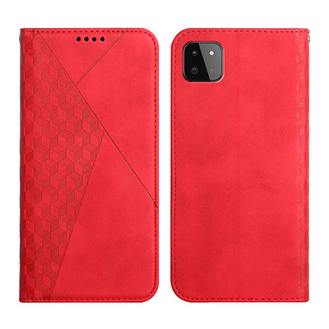 Funda de Cuero Cartera con Soporte Carcasa Y02X para Samsung Galaxy F42 5G Rojo