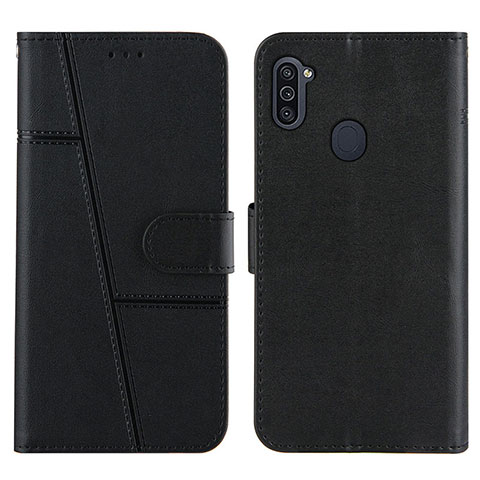 Funda de Cuero Cartera con Soporte Carcasa Y02X para Samsung Galaxy M11 Negro