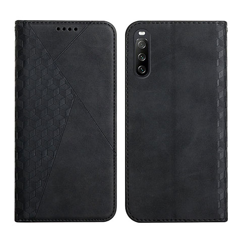 Funda de Cuero Cartera con Soporte Carcasa Y02X para Sony Xperia 10 III Lite Negro