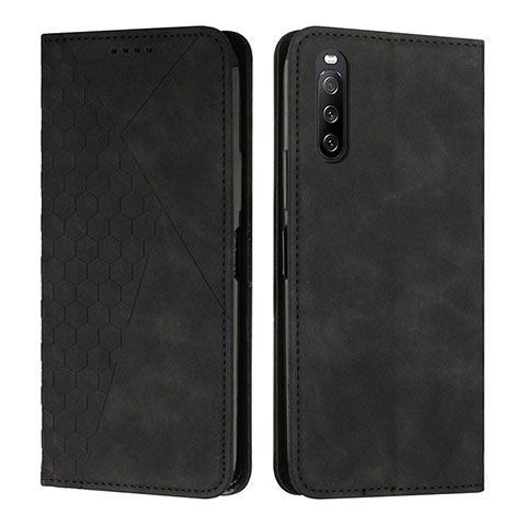 Funda de Cuero Cartera con Soporte Carcasa Y02X para Sony Xperia 10 IV SO-52C Negro