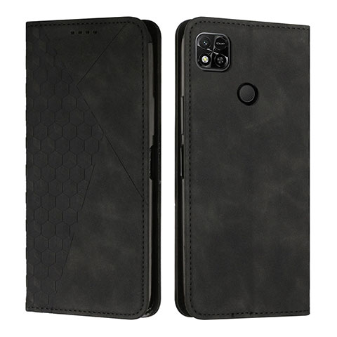 Funda de Cuero Cartera con Soporte Carcasa Y02X para Xiaomi POCO C3 Negro