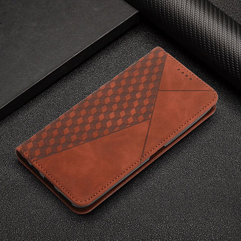 Funda de Cuero Cartera con Soporte Carcasa Y02X para Xiaomi Poco F5 Pro 5G Marron