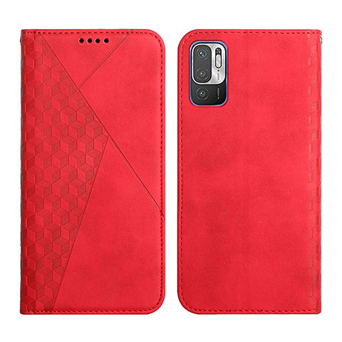 Funda de Cuero Cartera con Soporte Carcasa Y02X para Xiaomi POCO M3 Pro 5G Rojo