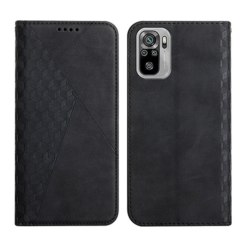 Funda de Cuero Cartera con Soporte Carcasa Y02X para Xiaomi Poco M5S Negro