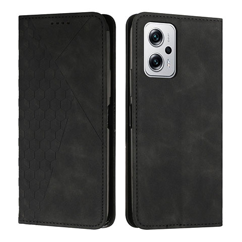 Funda de Cuero Cartera con Soporte Carcasa Y02X para Xiaomi Poco X4 GT 5G Negro