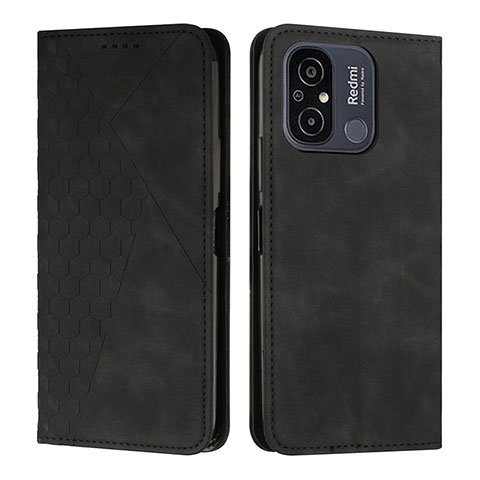 Funda de Cuero Cartera con Soporte Carcasa Y02X para Xiaomi Redmi 11A 4G Negro