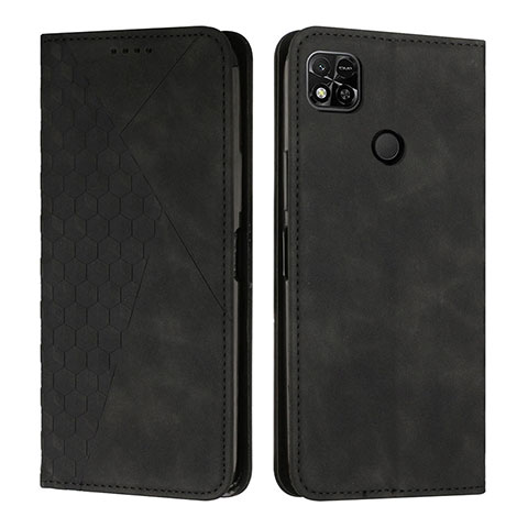 Funda de Cuero Cartera con Soporte Carcasa Y02X para Xiaomi Redmi 9C Negro