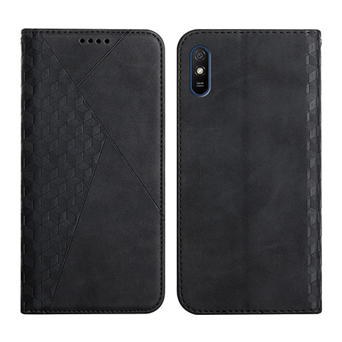 Funda de Cuero Cartera con Soporte Carcasa Y02X para Xiaomi Redmi 9i Negro