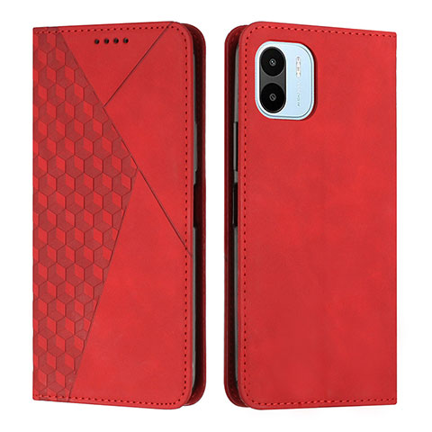 Funda de Cuero Cartera con Soporte Carcasa Y02X para Xiaomi Redmi A1 Rojo