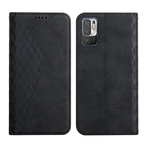 Funda de Cuero Cartera con Soporte Carcasa Y02X para Xiaomi Redmi Note 10 5G Negro