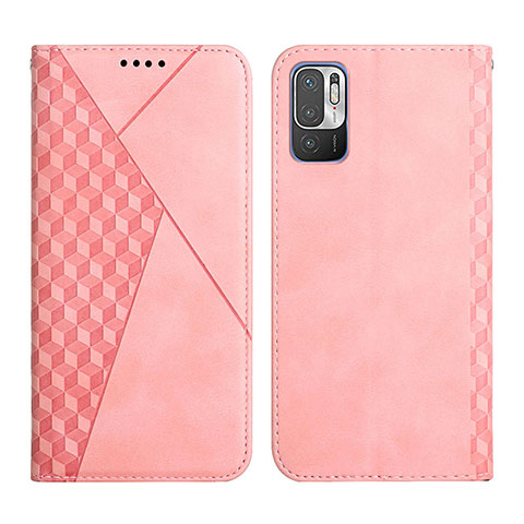 Funda de Cuero Cartera con Soporte Carcasa Y02X para Xiaomi Redmi Note 10T 5G Oro Rosa