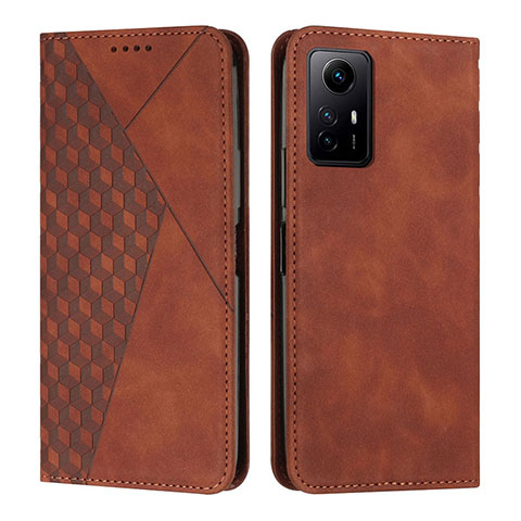 Funda de Cuero Cartera con Soporte Carcasa Y02X para Xiaomi Redmi Note 12S Marron