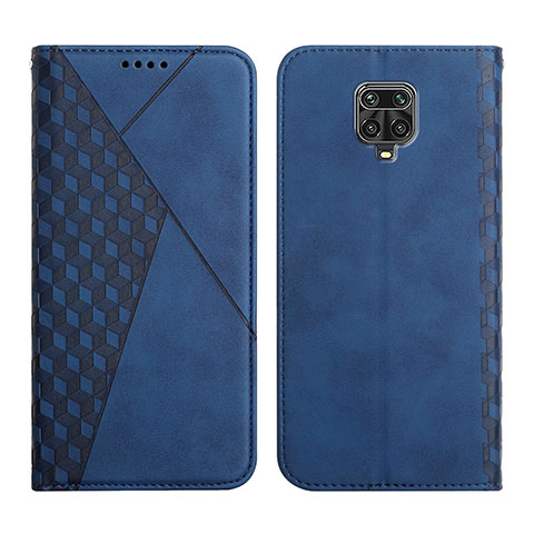 Funda de Cuero Cartera con Soporte Carcasa Y02X para Xiaomi Redmi Note 9 Pro Azul