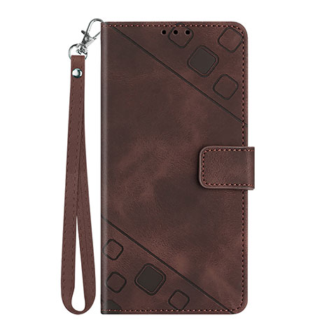 Funda de Cuero Cartera con Soporte Carcasa Y03B para Google Pixel 6 5G Marron