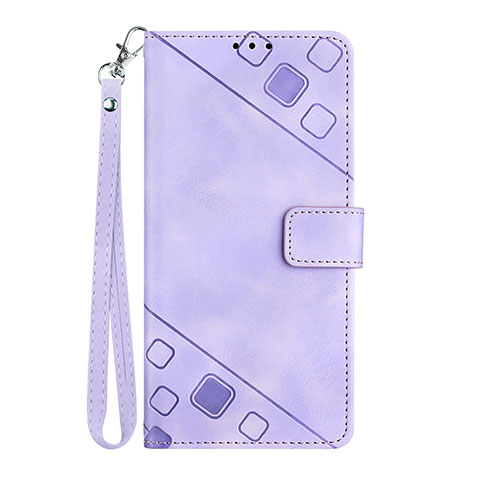 Funda de Cuero Cartera con Soporte Carcasa Y03B para Google Pixel 7a 5G Morado