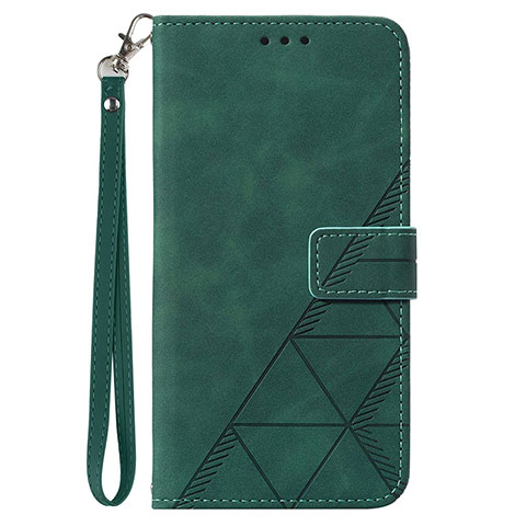 Funda de Cuero Cartera con Soporte Carcasa Y03B para Samsung Galaxy A03s Verde