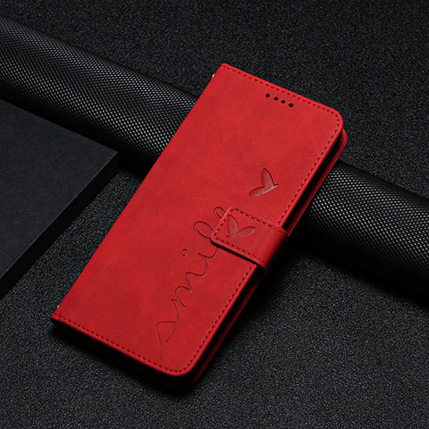 Funda de Cuero Cartera con Soporte Carcasa Y03X para Huawei Honor 90 Lite 5G Rojo