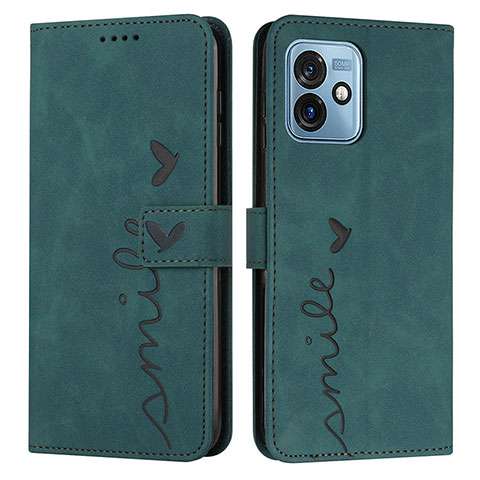 Funda de Cuero Cartera con Soporte Carcasa Y03X para Motorola Moto G 5G (2023) Verde