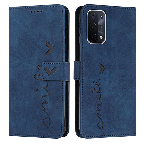 Funda de Cuero Cartera con Soporte Carcasa Y03X para OnePlus Nord N200 5G Azul