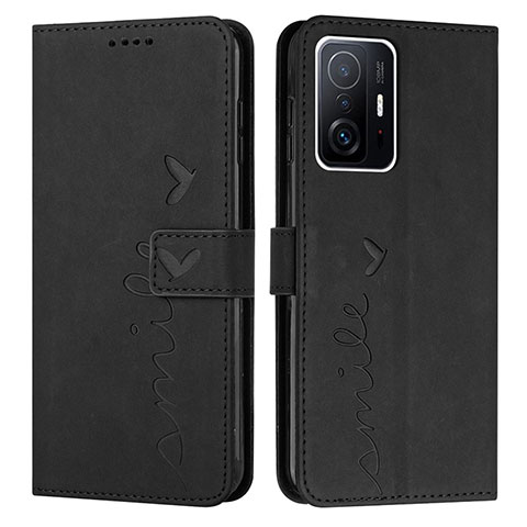 Funda de Cuero Cartera con Soporte Carcasa Y03X para Xiaomi Mi 11T 5G Negro