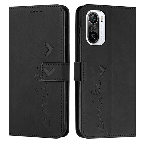 Funda de Cuero Cartera con Soporte Carcasa Y03X para Xiaomi Mi 11X 5G Negro