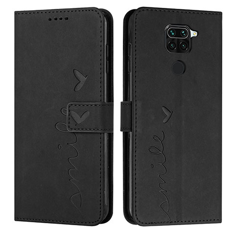 Funda de Cuero Cartera con Soporte Carcasa Y03X para Xiaomi Redmi 10X 4G Negro