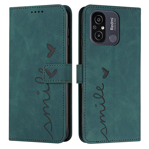 Funda de Cuero Cartera con Soporte Carcasa Y03X para Xiaomi Redmi 11A 4G Verde