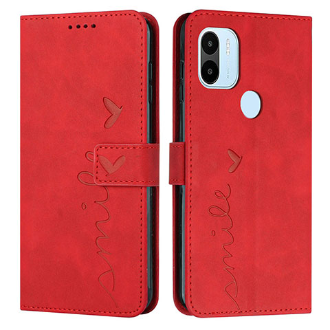 Funda de Cuero Cartera con Soporte Carcasa Y03X para Xiaomi Redmi A1 Plus Rojo