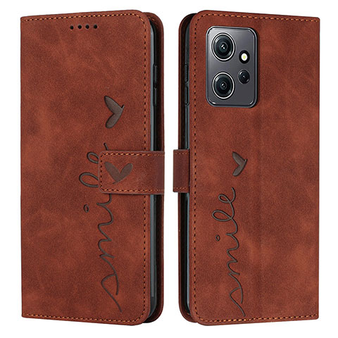 Funda de Cuero Cartera con Soporte Carcasa Y03X para Xiaomi Redmi Note 12 4G Marron