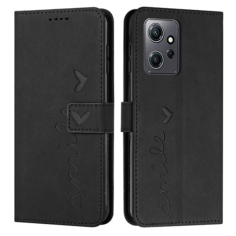 Funda de Cuero Cartera con Soporte Carcasa Y03X para Xiaomi Redmi Note 12 4G Negro