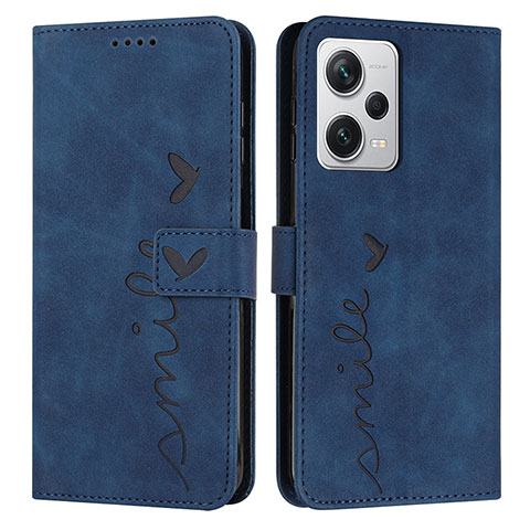 Funda de Cuero Cartera con Soporte Carcasa Y03X para Xiaomi Redmi Note 12 Pro+ Plus 5G Azul