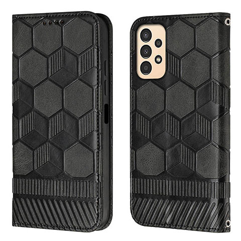 Funda de Cuero Cartera con Soporte Carcasa Y04B para Samsung Galaxy A13 4G Negro