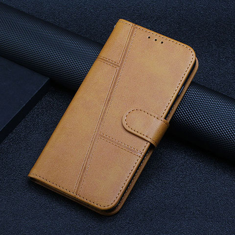 Funda de Cuero Cartera con Soporte Carcasa Y04X para Google Pixel 6 5G Marron Claro