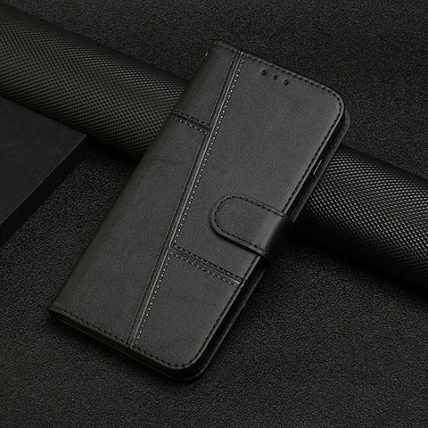 Funda de Cuero Cartera con Soporte Carcasa Y04X para Motorola Moto Edge 30 Neo 5G Negro