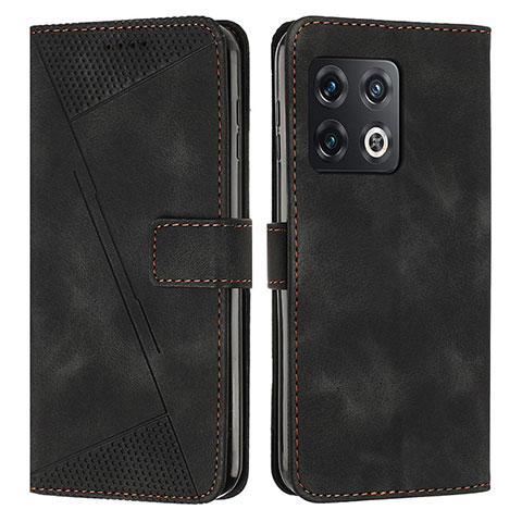 Funda de Cuero Cartera con Soporte Carcasa Y04X para OnePlus 10 Pro 5G Negro