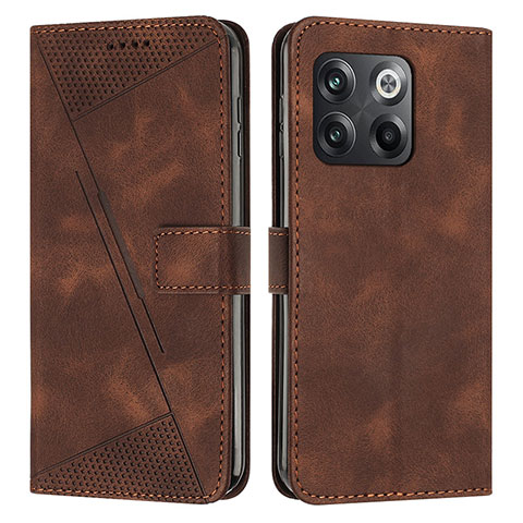 Funda de Cuero Cartera con Soporte Carcasa Y04X para OnePlus Ace Pro 5G Marron