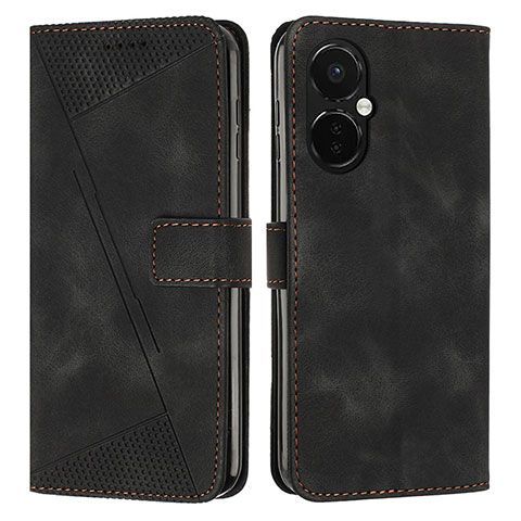 Funda de Cuero Cartera con Soporte Carcasa Y04X para Oppo K11x 5G Negro