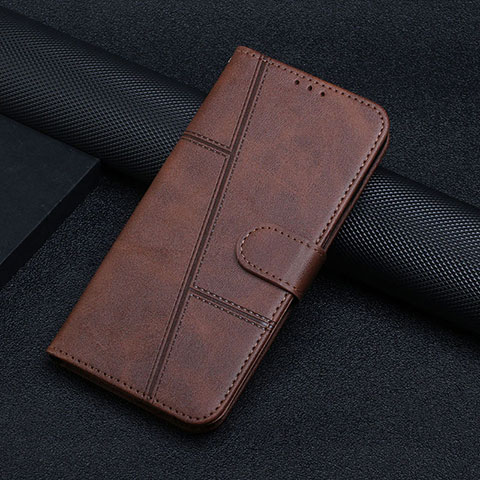 Funda de Cuero Cartera con Soporte Carcasa Y04X para Samsung Galaxy M02s Marron