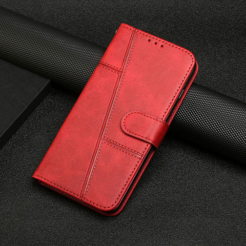 Funda de Cuero Cartera con Soporte Carcasa Y04X para Xiaomi Poco F5 5G Rojo